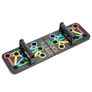 Push Up Board Multifunktional – Faltbares Liegestützbrett mit Griffen für Brust-, Rücken-, Schulter- &amp; Bauchmuskeltraining | Home Gym Fitnessgerät